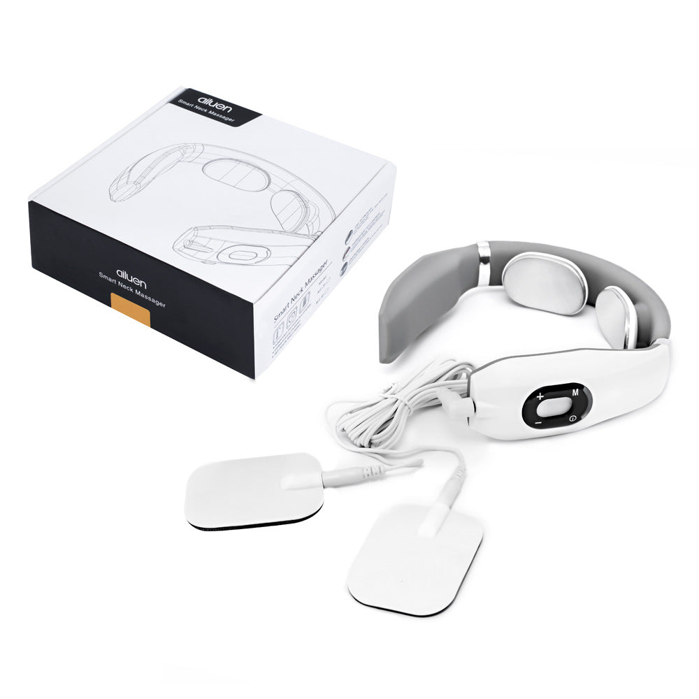 Smart Cervical Spine Neck Massager – USB Rechargeable 6-Mode Therapy Pillow